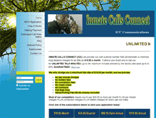 Tablet Screenshot of inmatecallsconnect.com